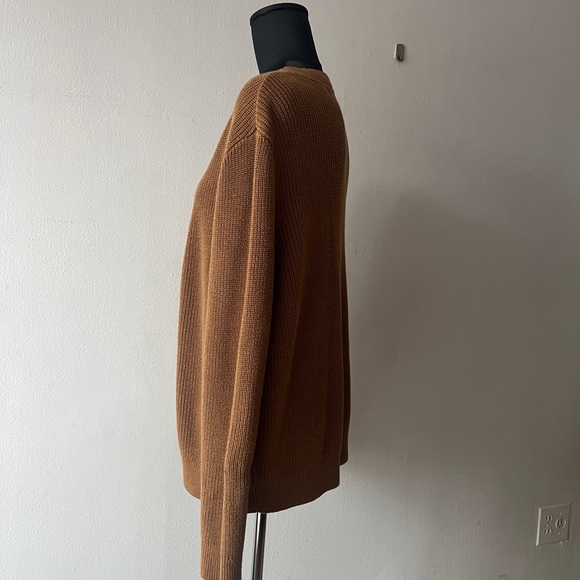 H&M Men’s Cardigan Size Small Beige Tan Brown Button Up Knitted Fall Neutral - Picture 3 of 9